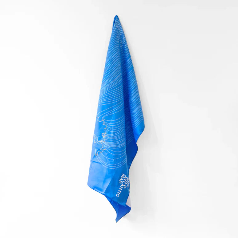 CD Wild Atlantic Map Towel - Blue