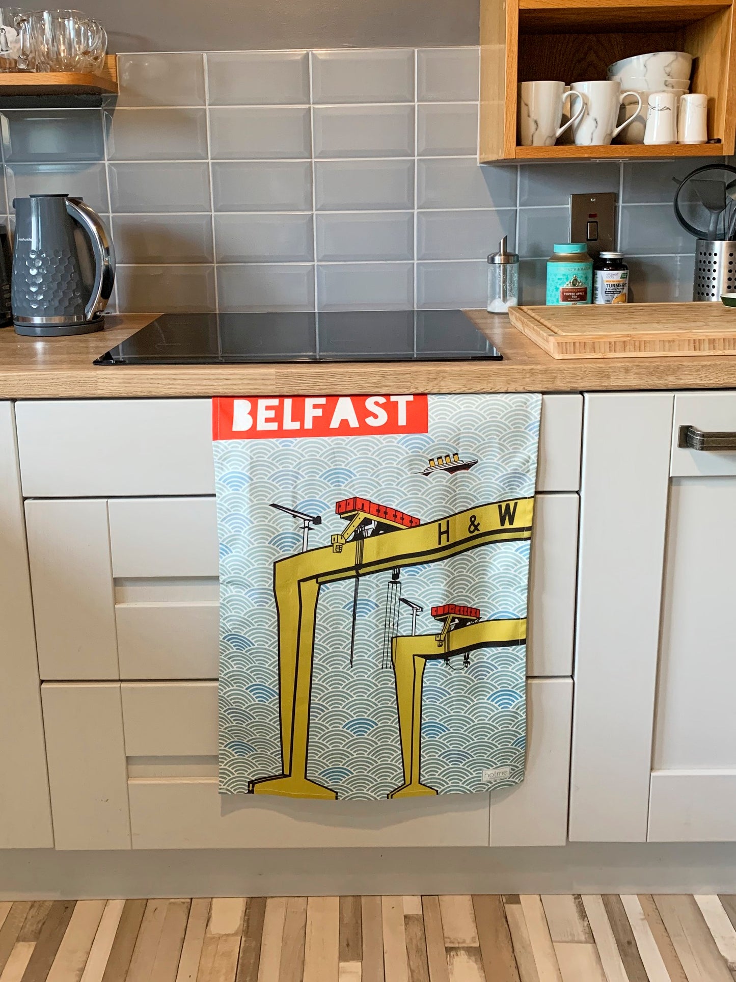 Tea Towel - H&W Cranes