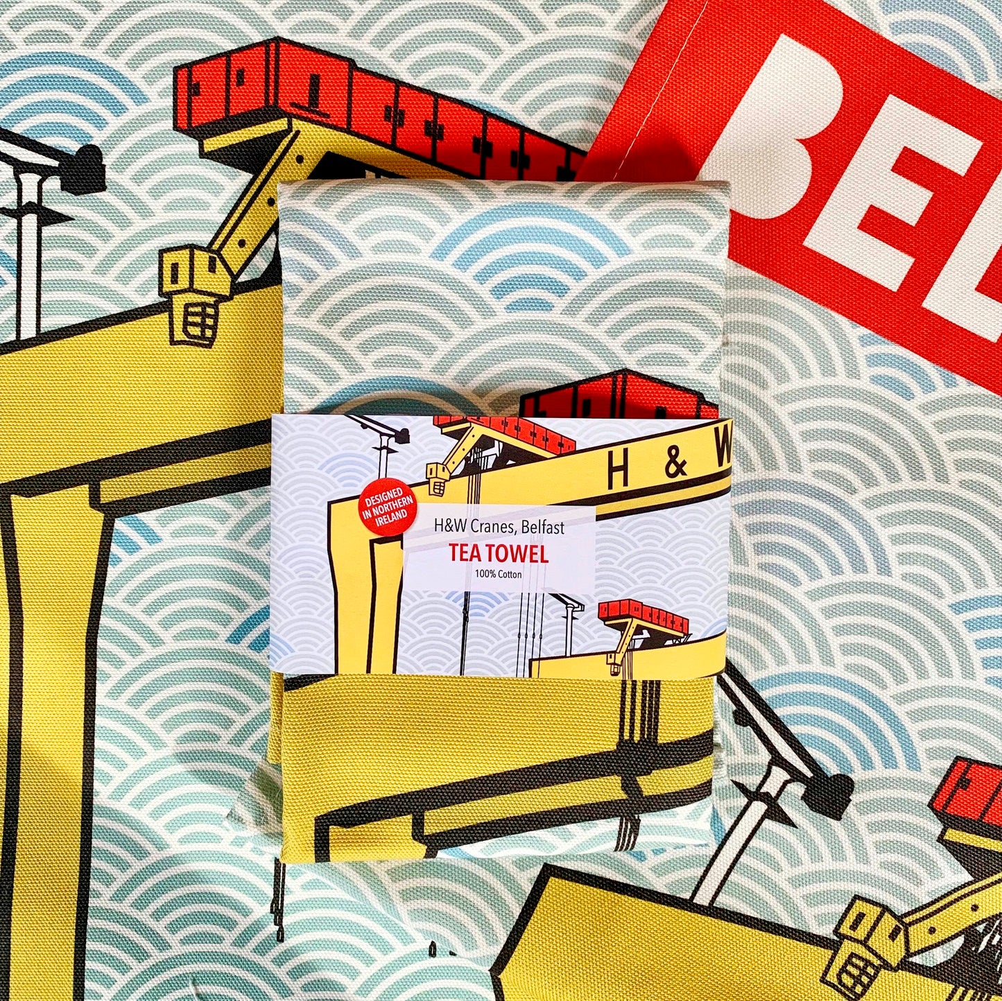 Tea Towel - H&W Cranes