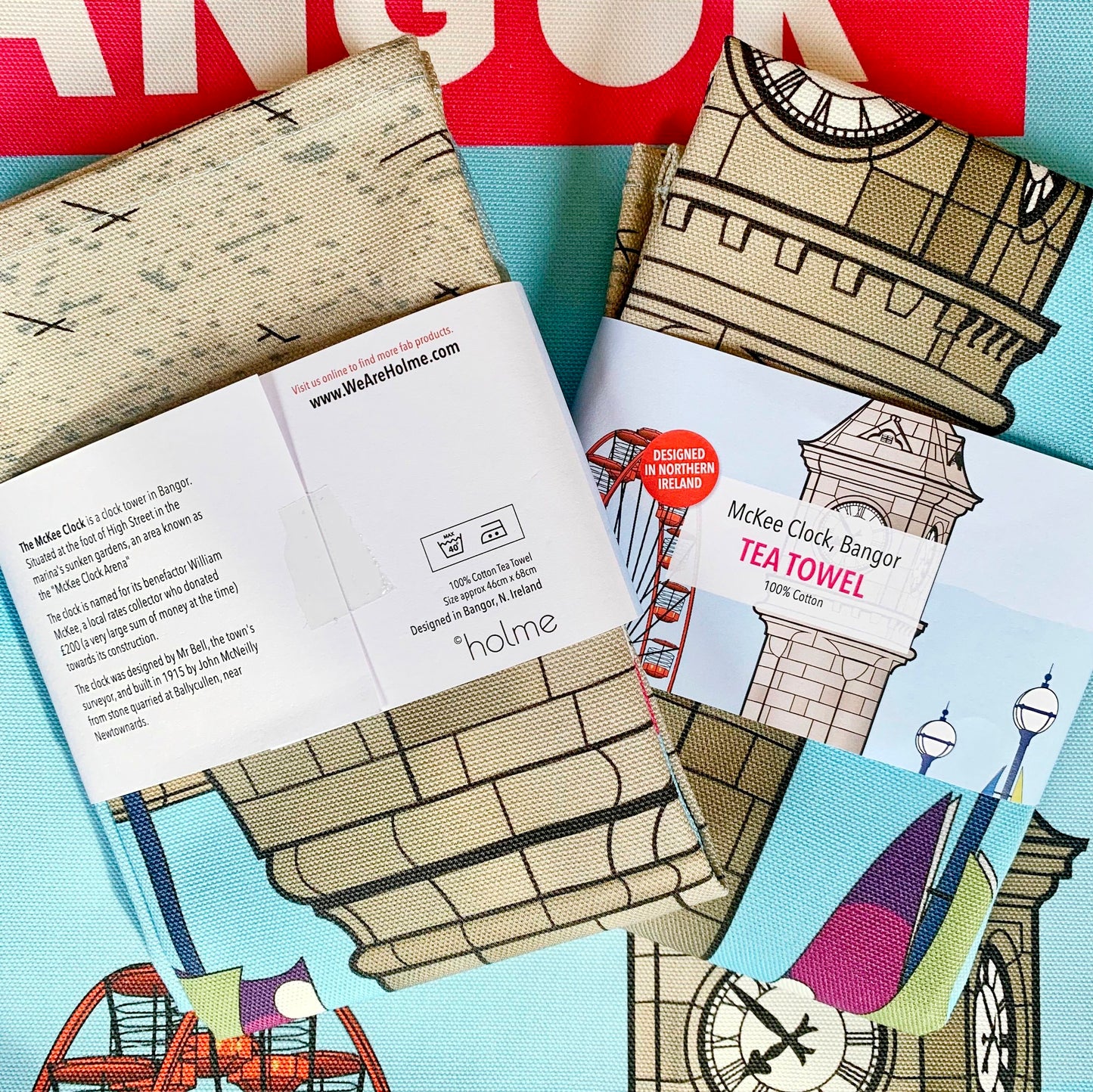 Tea Towel - McKee Clock