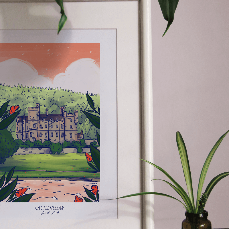 Rhea Hanlon - A4 Mounted Print - Castlewellan Forest Park
