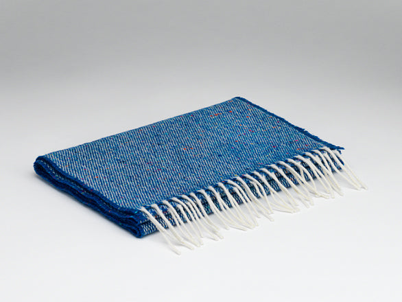 McNutt Lambswool & Tweed Scarf - Donegal Ocean