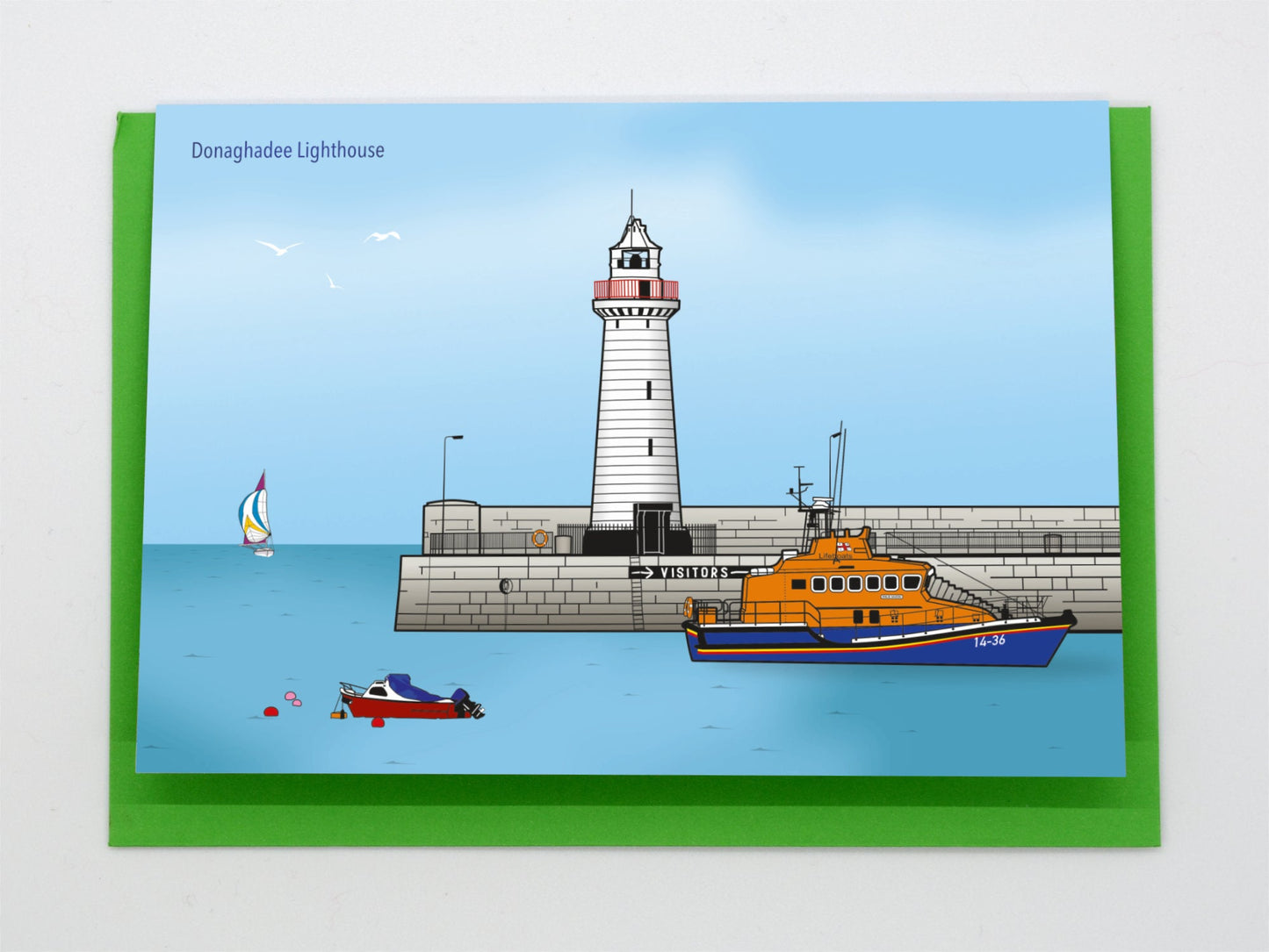 Greetings Card - Donaghadee Lighthouse