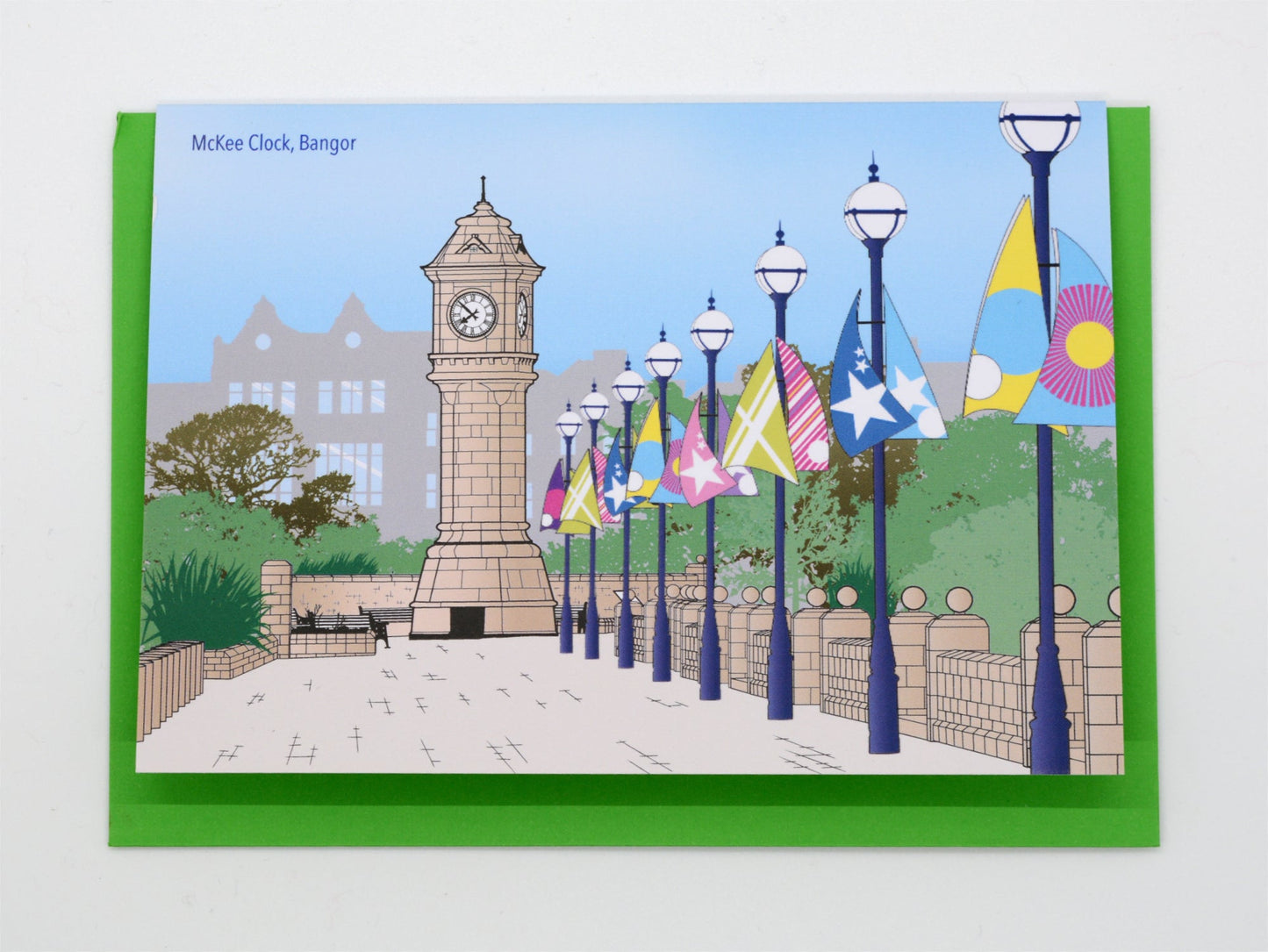 Greetings Card - McKee Clock Bangor