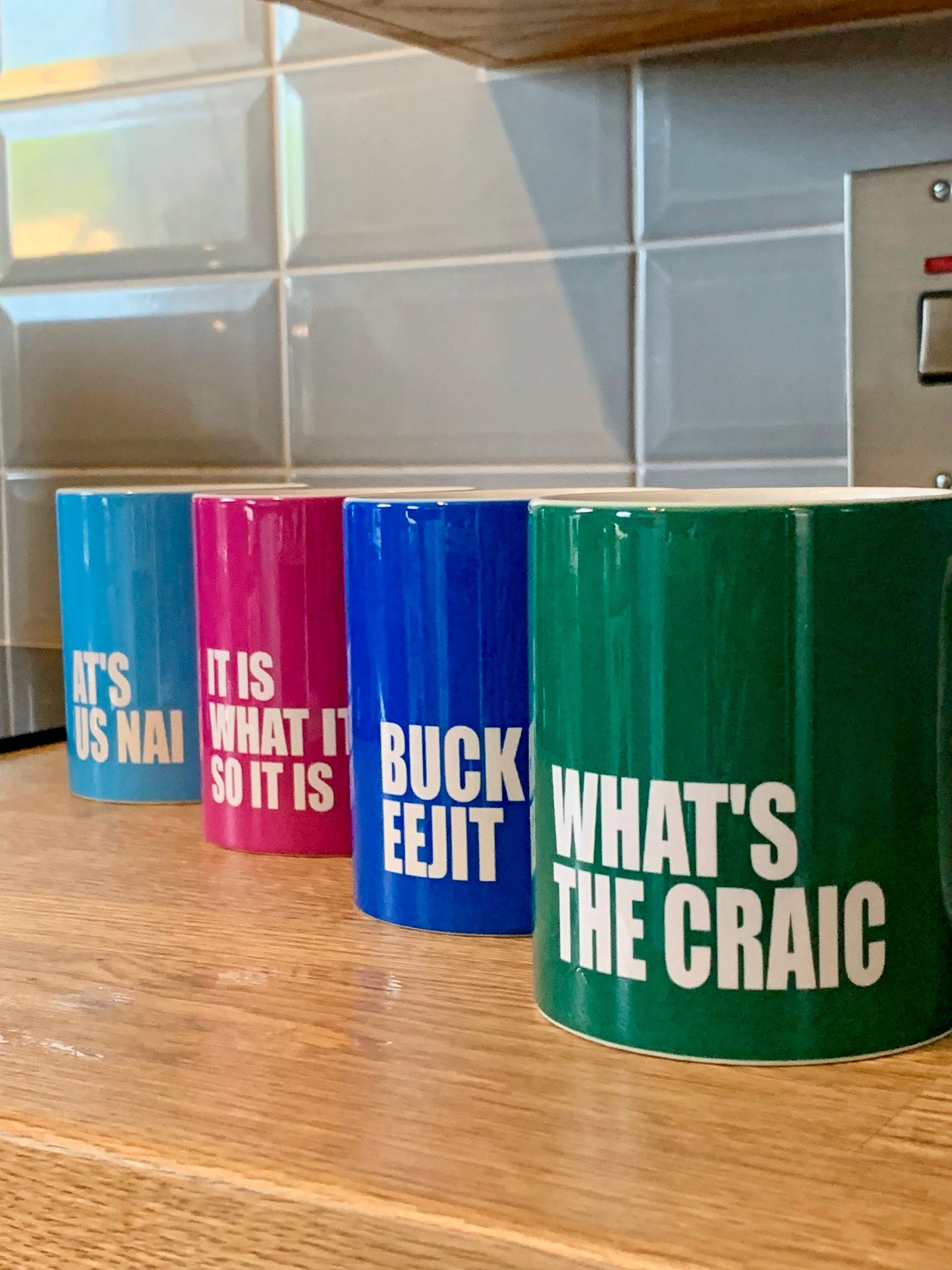 Northern Ireland Slang Mug - What's The Craic