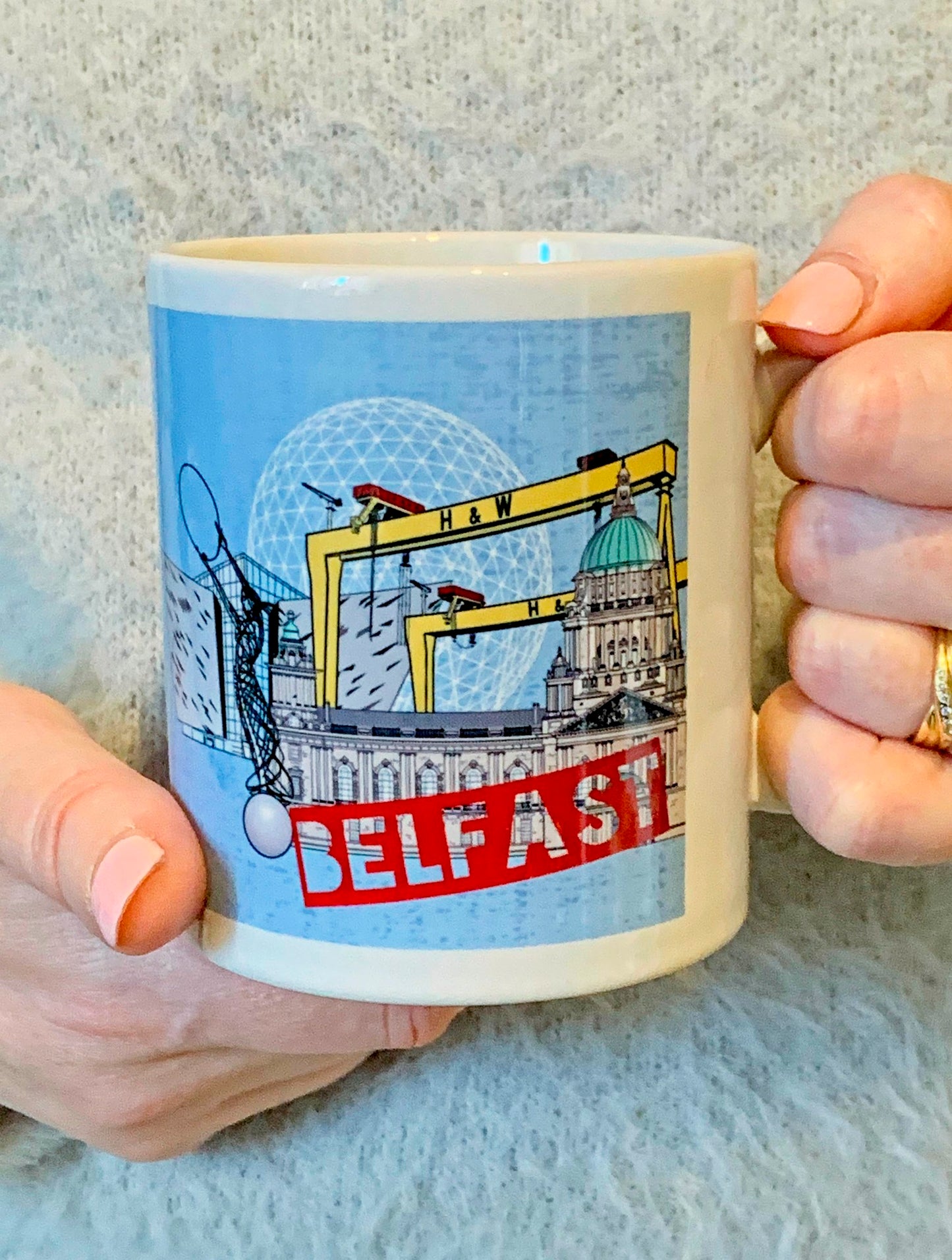 Northern Ireland Places Mug - Belfast