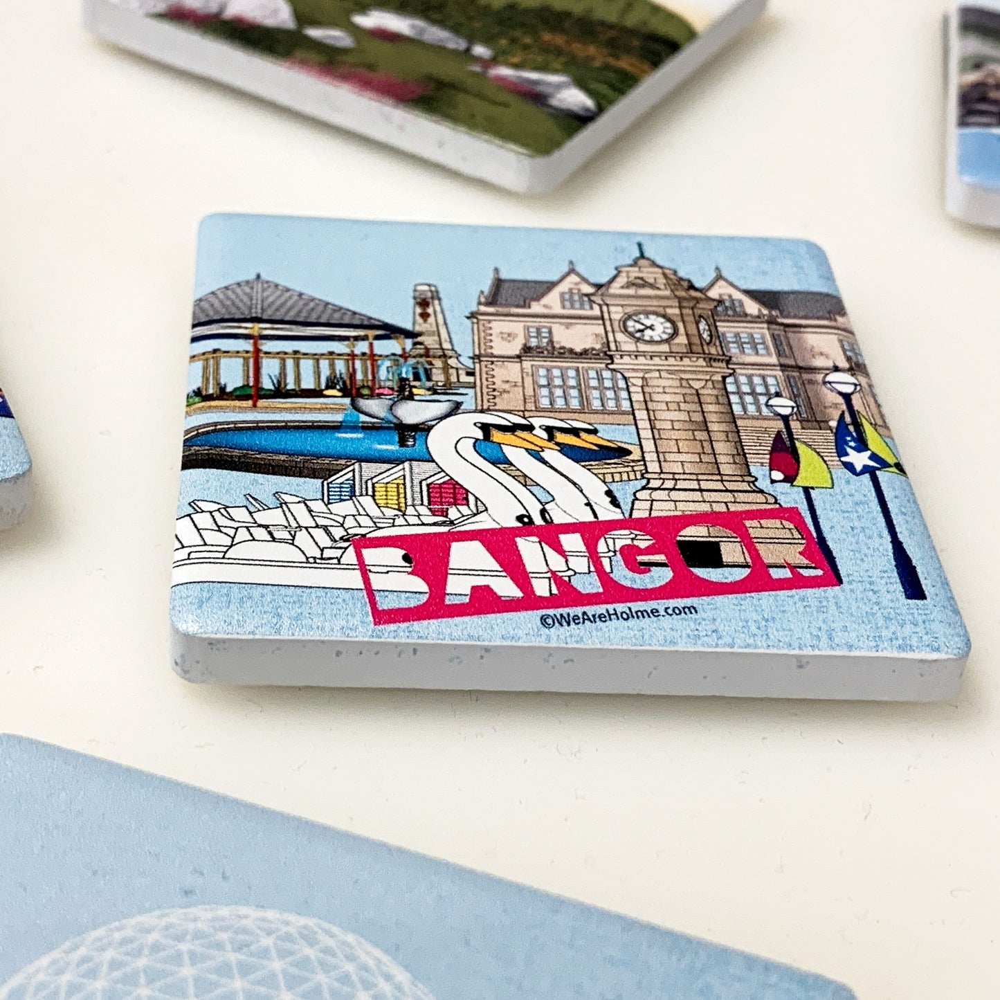 HLM Ceramic Fridge Magnet - Bangor