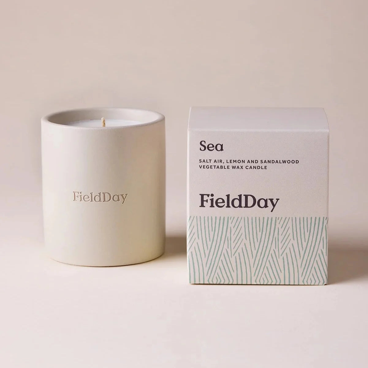 FD Large Stoneware Candle - Sea