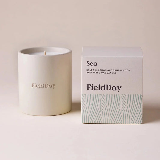 FD Large Stoneware Candle - Sea