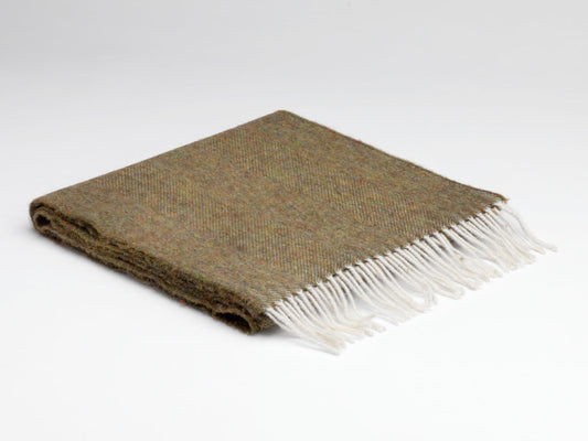 McNutt Lambswool Scarf - Landscape Herringbone