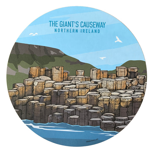 Round Placemat - The Giant's Causeway