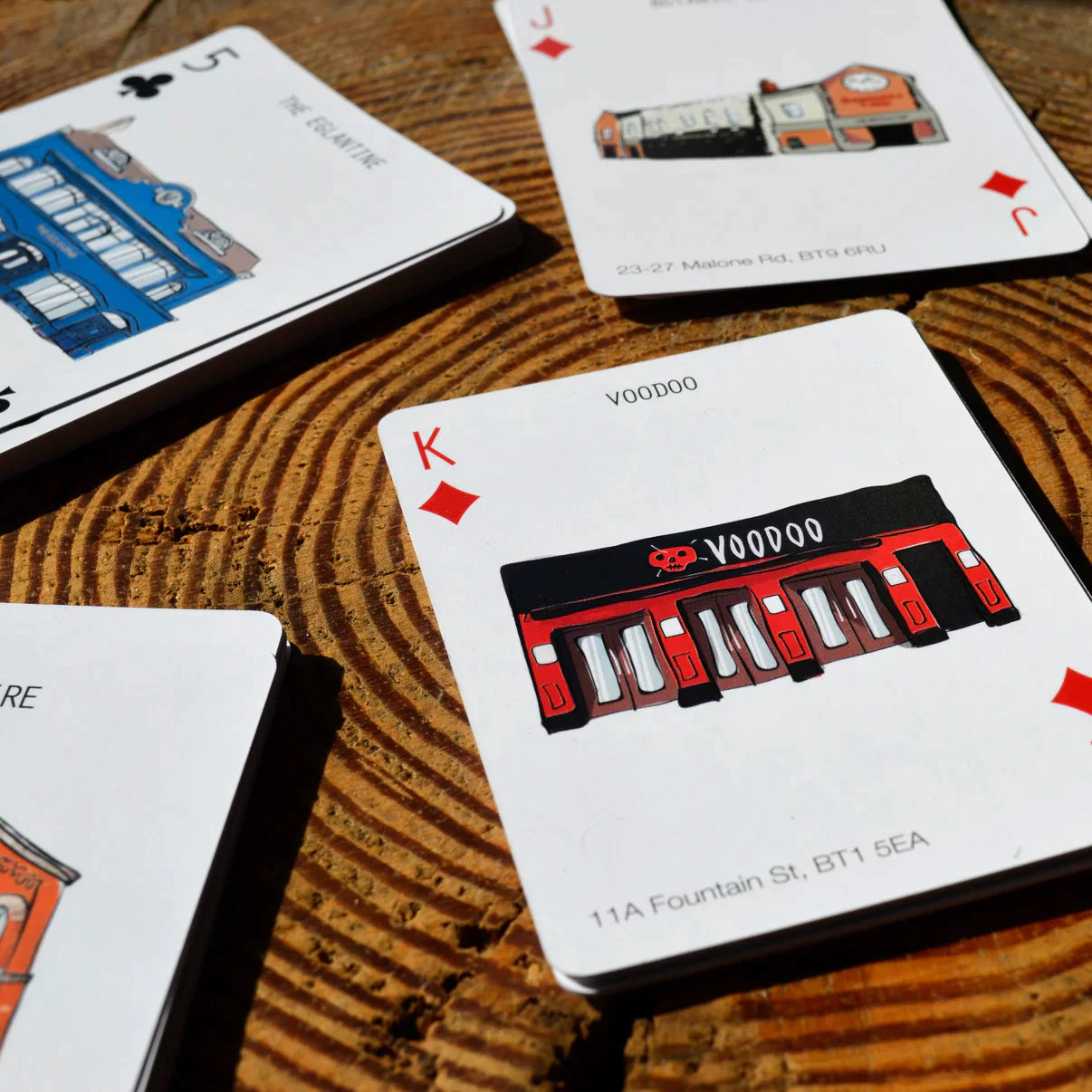 Cowfield Design Playing Cards - Belfast