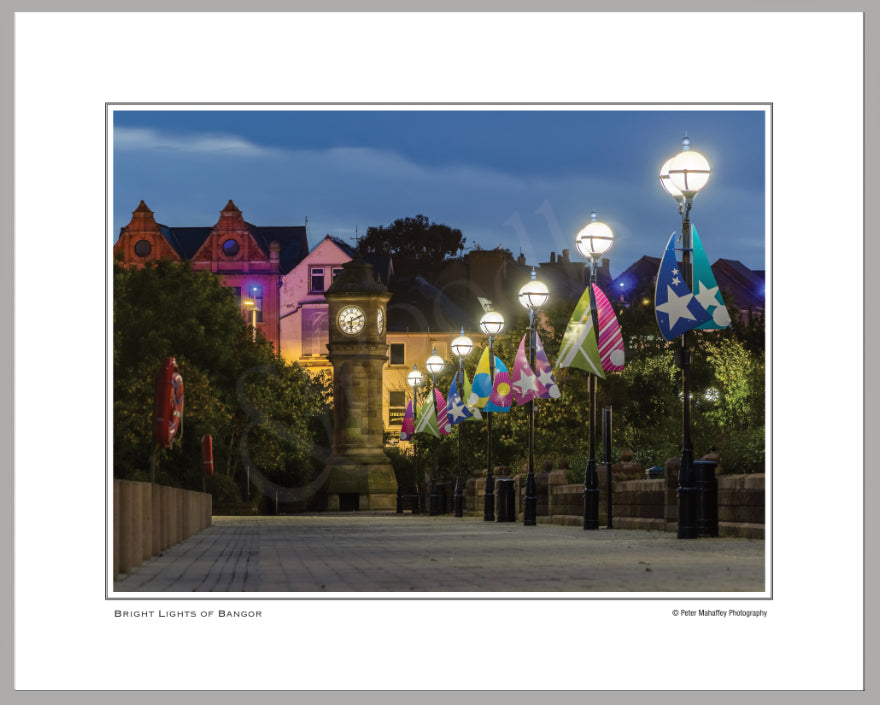 PRM Photo Print-The Bright Lights Of Bangor