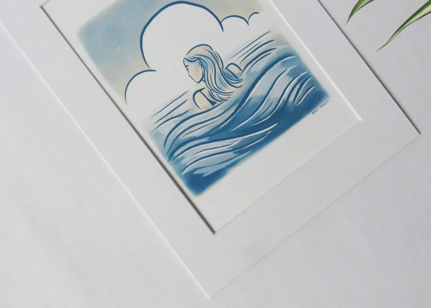 Rhea Hanlon A4 Print - Wandering The Waves