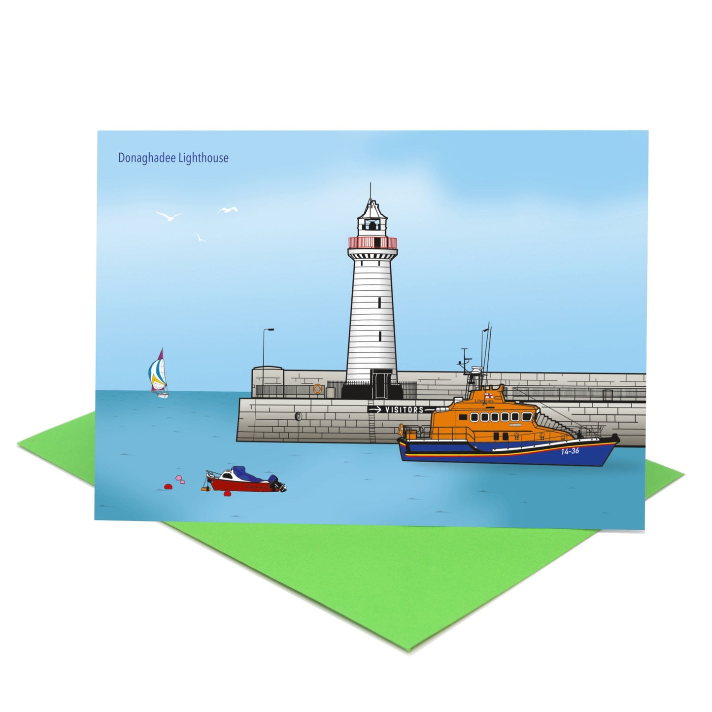 Greetings Card - Donaghadee Lighthouse
